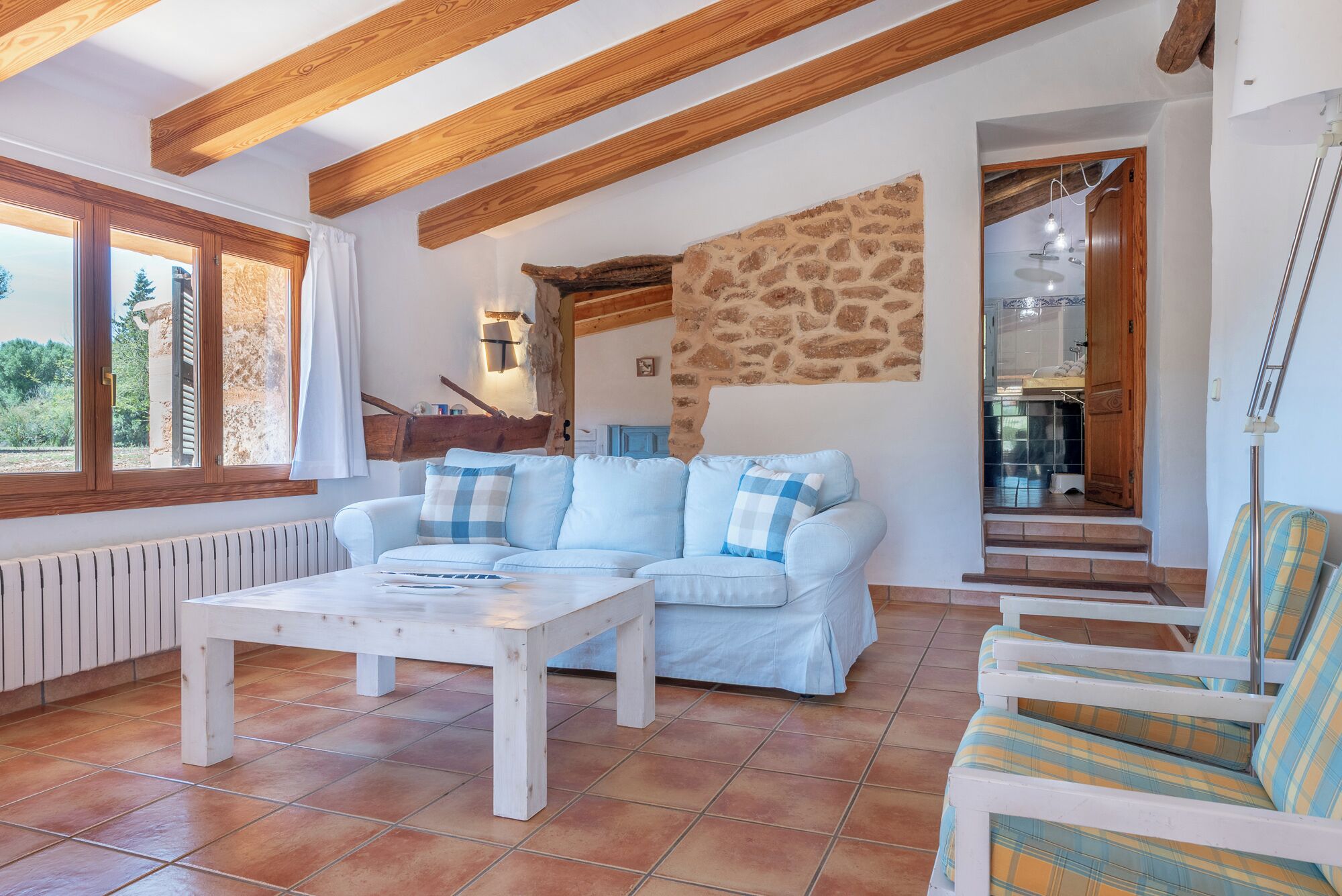 Cottage, 2 Bedrooms, Terrace, Garden View | Living area | 32-inch LCD TV with cable channels