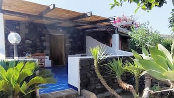 Leilighet, hageutsikt | Eksteriør