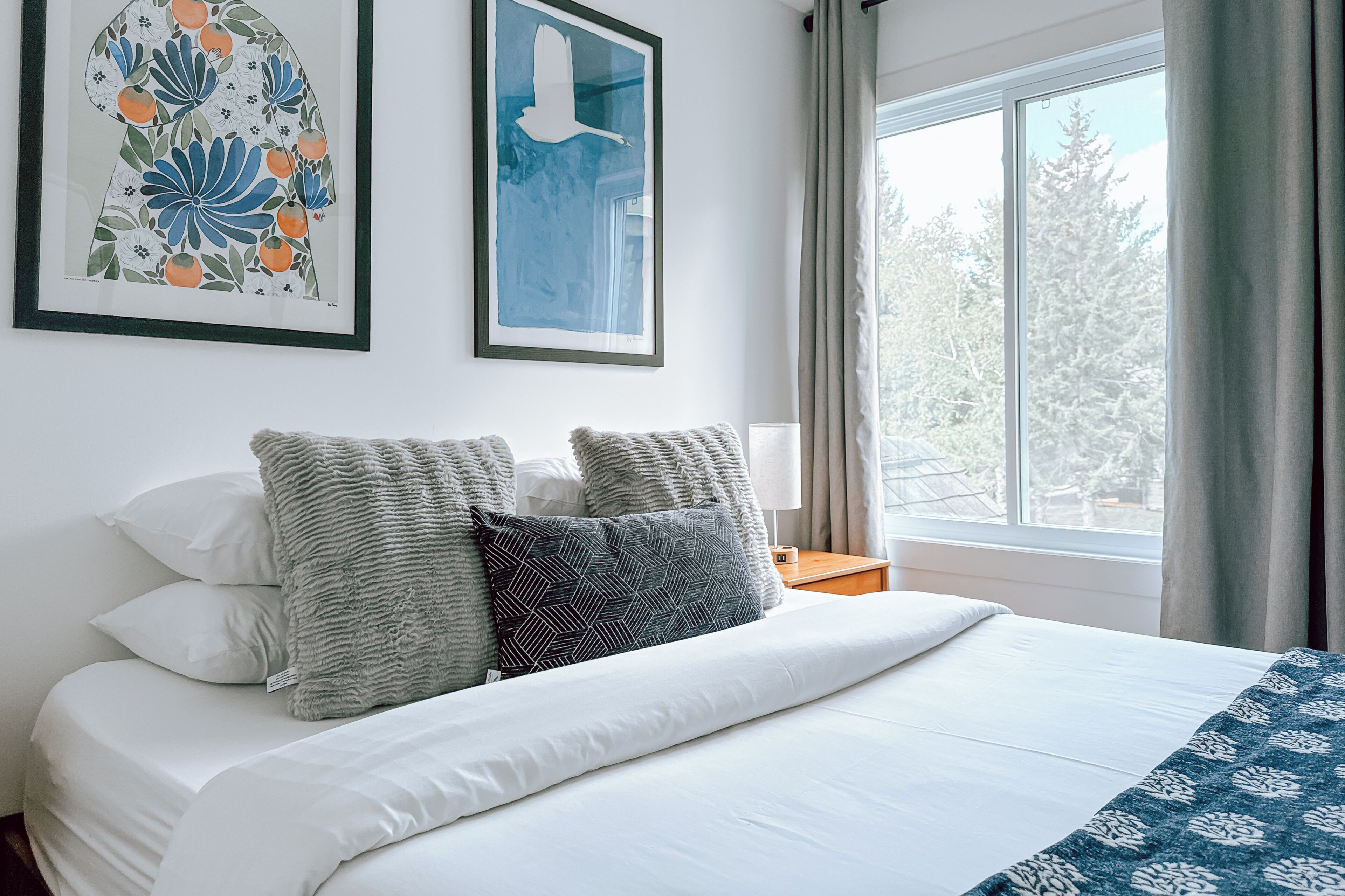 Apartamento, sacada, vista para o pátio