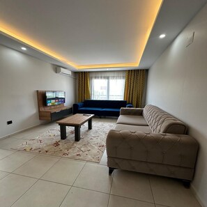 Classic-Apartment, Stadtblick | Wohnbereich