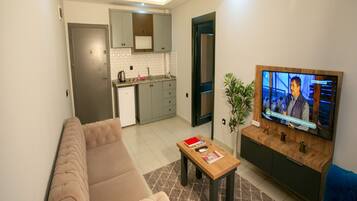 Classic Apartment, City View | Living area