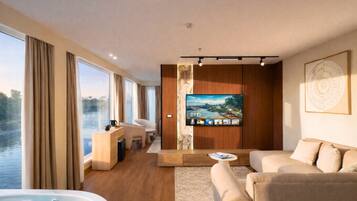 43-inch Smart TV with satellite channels, pay films