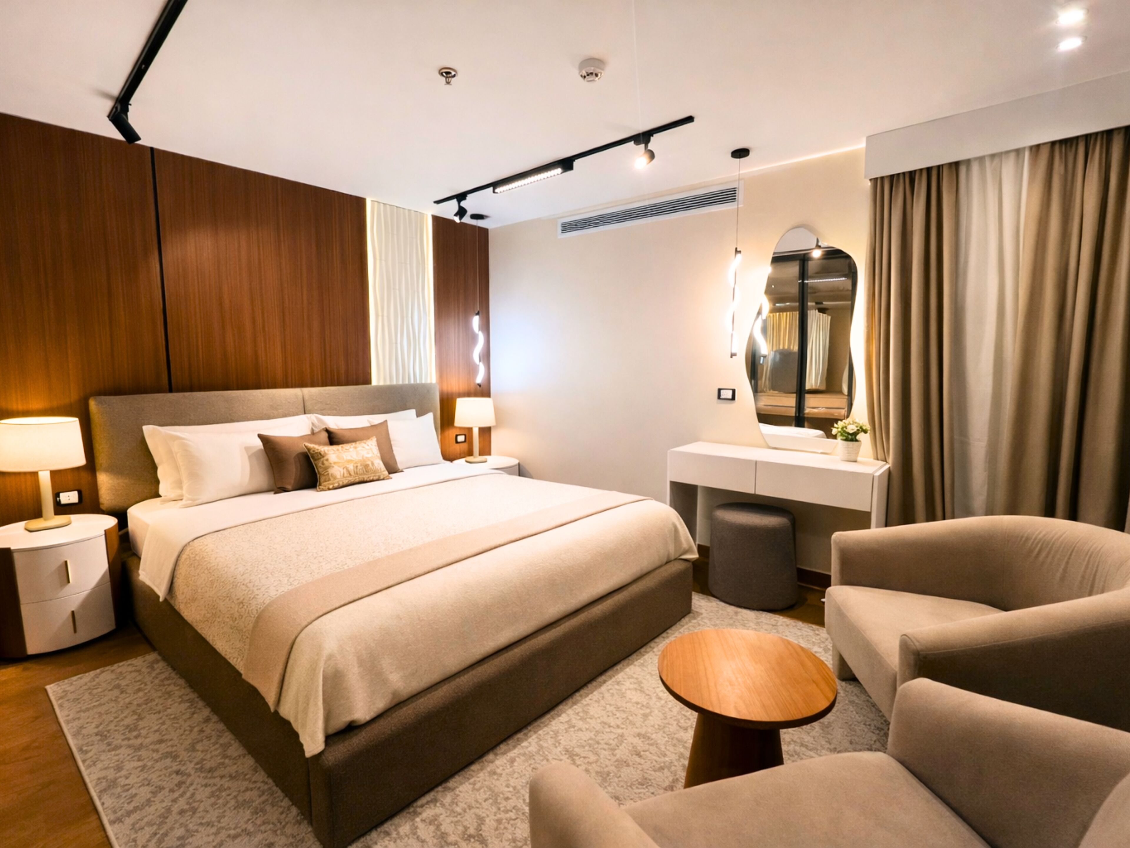 Free minibar, in-room safe, individually decorated