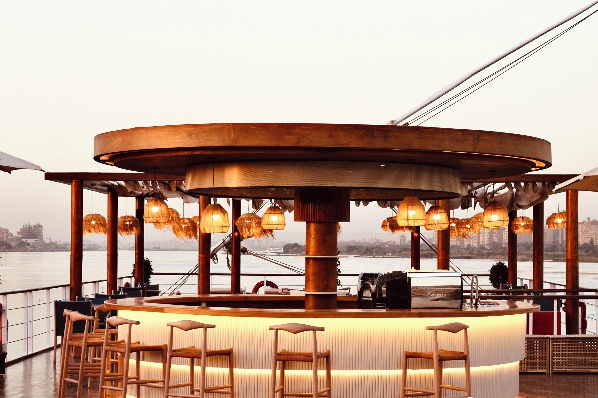 Poolside bar