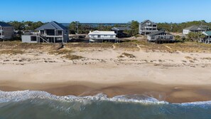 On the beach - BECOME AN ISLAND CASTAWAY in this cozy, fun in the sun, beachfront home. (St. George Island)
