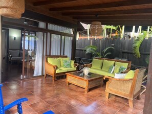 Terrace/patio - Villa Vagancia, a place where you can enjoy nature. (Jarabacoa)