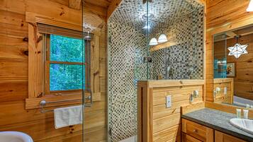 Shower, towels