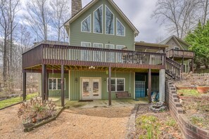 Exterior - Lakefront home with private hot tub, dock, grill, game room, lake views & kayaks (Bumpass)