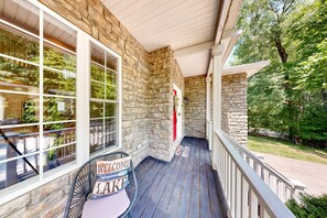 Terrace/patio - Family-Friendly Waterfront Retreat with Game Room, EV Charger, & More! (Bumpass)