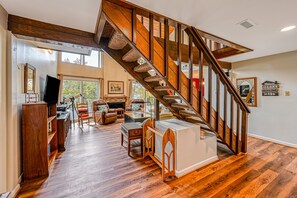 Interior - Enchanting lakefront oasis with fire pit, generous patio, dock, & amazing views (Mineral)