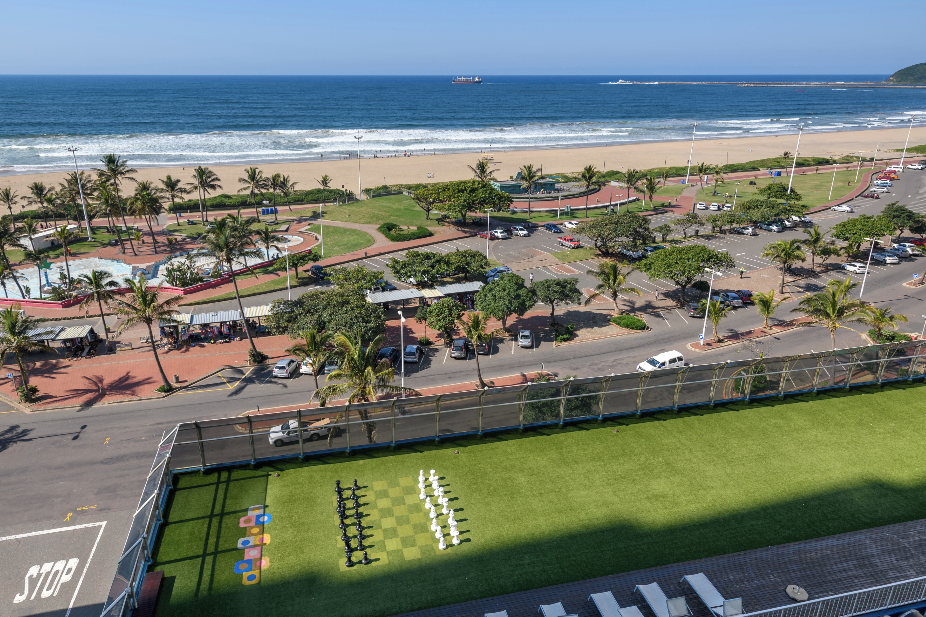 Familienzimmer, 1 Schlafzimmer | Ausblick vom Zimmer