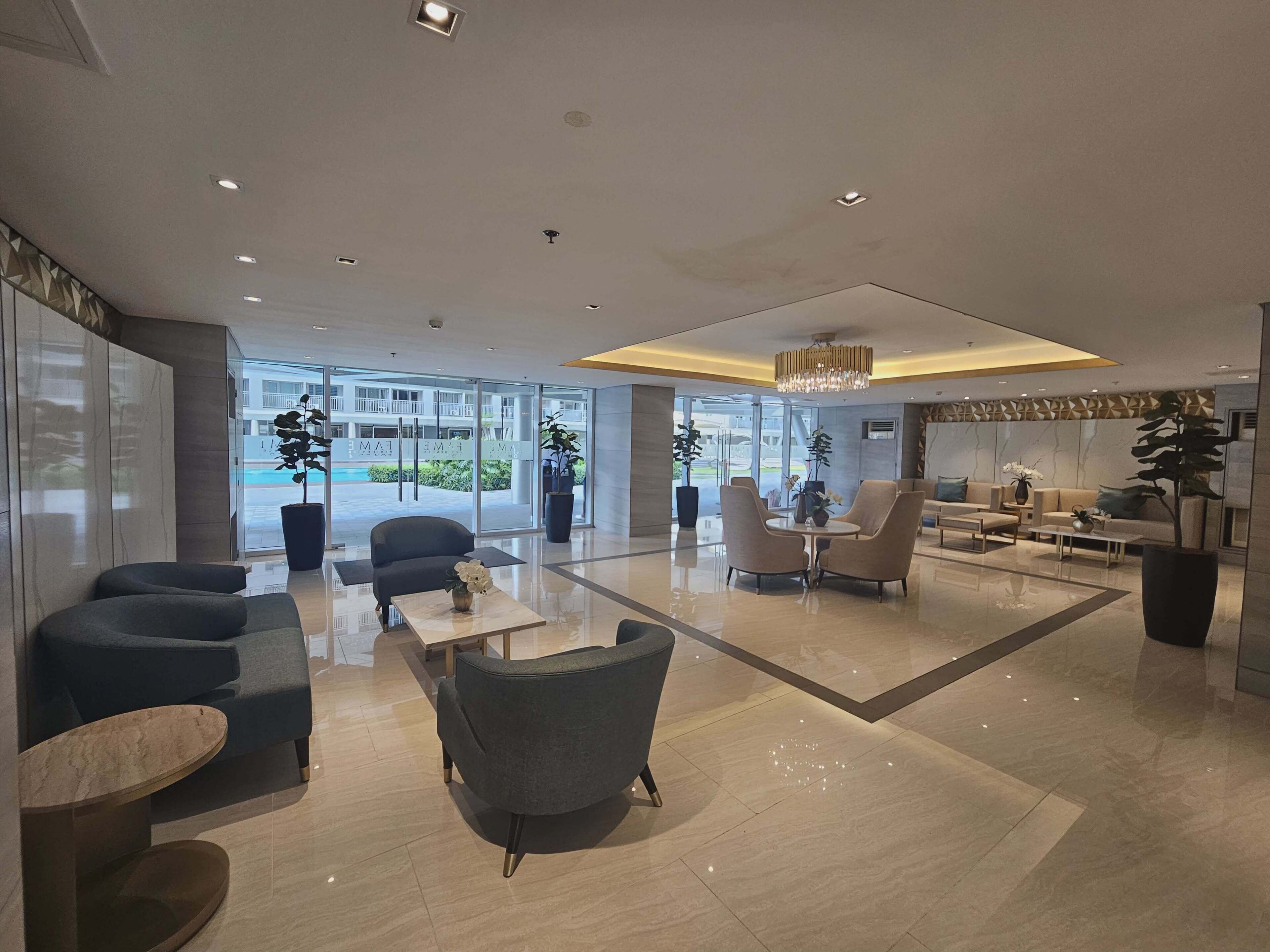 Appart'hôtel, 1 chambre, vue piscine | Bar lounge