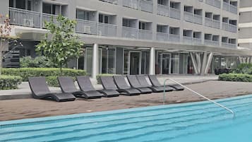 Appart'hĂŽtel, 1 chambre, vue piscine | Piscine