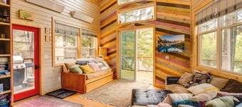 'mystic Treehouse' on 35 Acres Near Hartsel