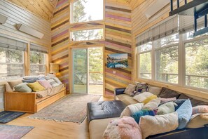 House (1 Bedroom) | Interior - Pet-friendly Treehouse w/ Deck & Yard in Hartsel! (Hartsel)