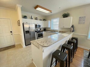 Fridge, microwave, oven, stovetop - Willow Bend #211-New On Program! 1st Floor End Unit with Pond Views! (North Myrtle Beach)