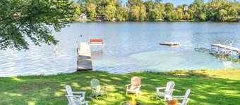 Lake Access Home on Cross Lake: Walk to Dtwn!
