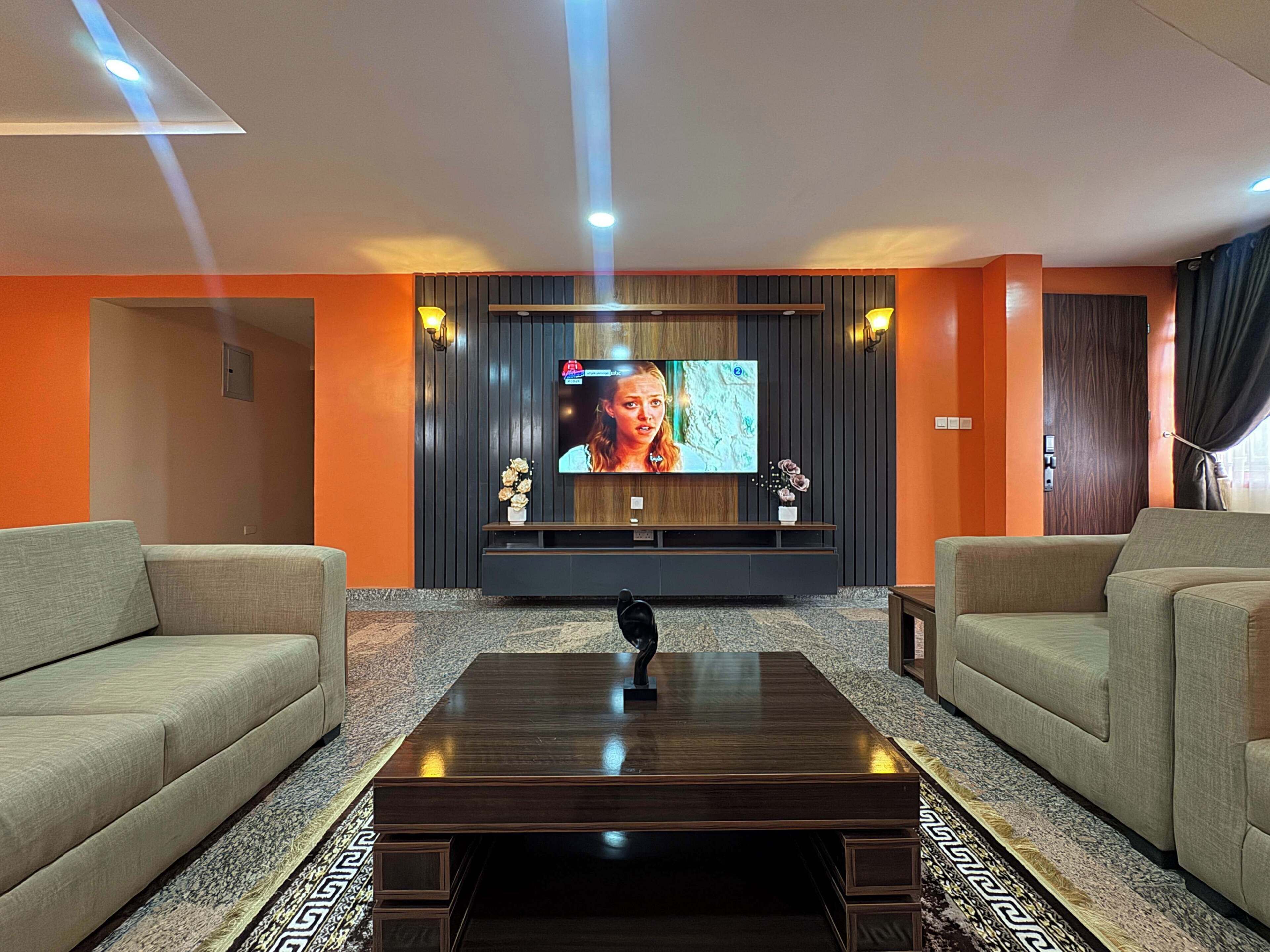 Presidential Apartment, Balcony, Mountain View | Living area