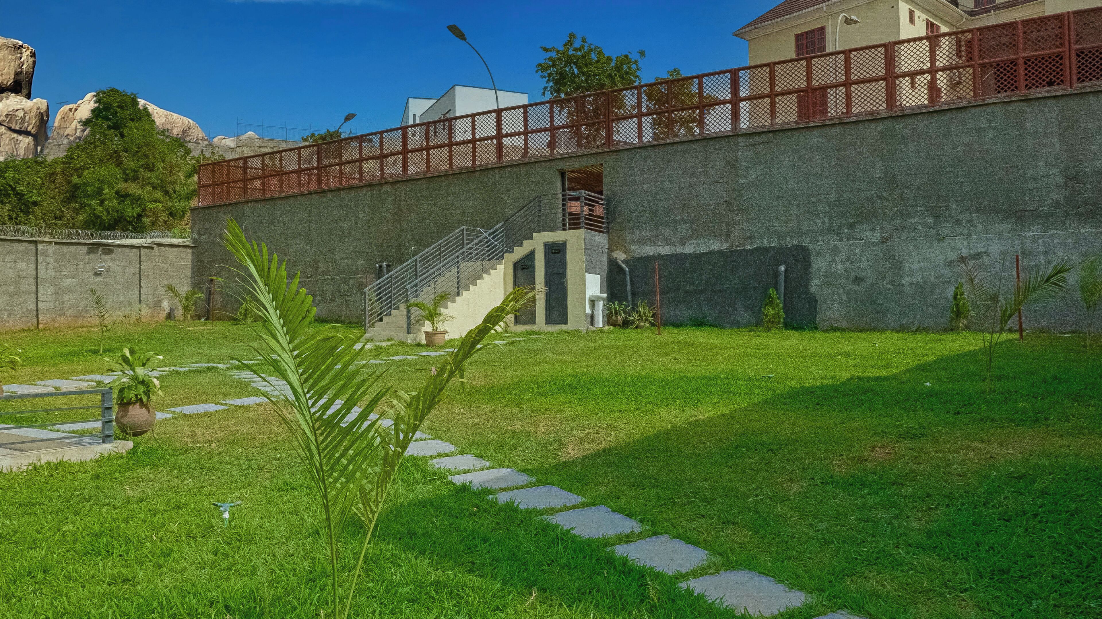 Terrein van de accommodatie