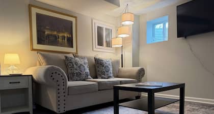 Cozy basement near National Harbor and 25 min close to D.C.