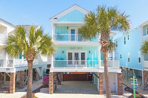 Exterior - 4 BR Beach House with a Private Pool! Beach Life (Surfside Beach)