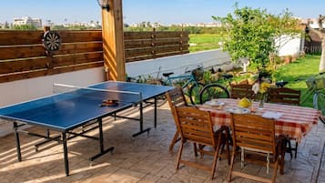 Villa, Pool View | Outdoor dining