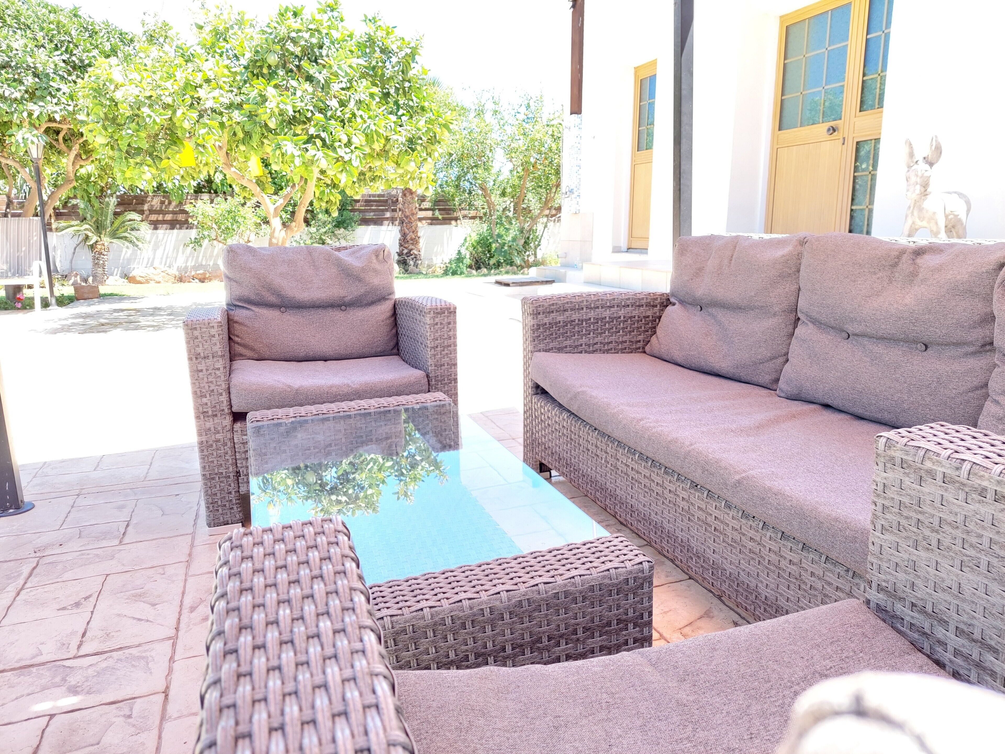 Villa - udsigt til pool | Terrasse/gårdhave