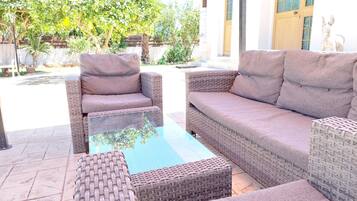 Villa - udsigt til pool | Terrasse/gårdhave