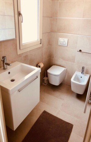 Apartment, 2 Bedrooms, Terrace, Ocean View | Bathroom - Luxury Accommodation With Panoramic Terrace (Lignano Sabbiadoro)