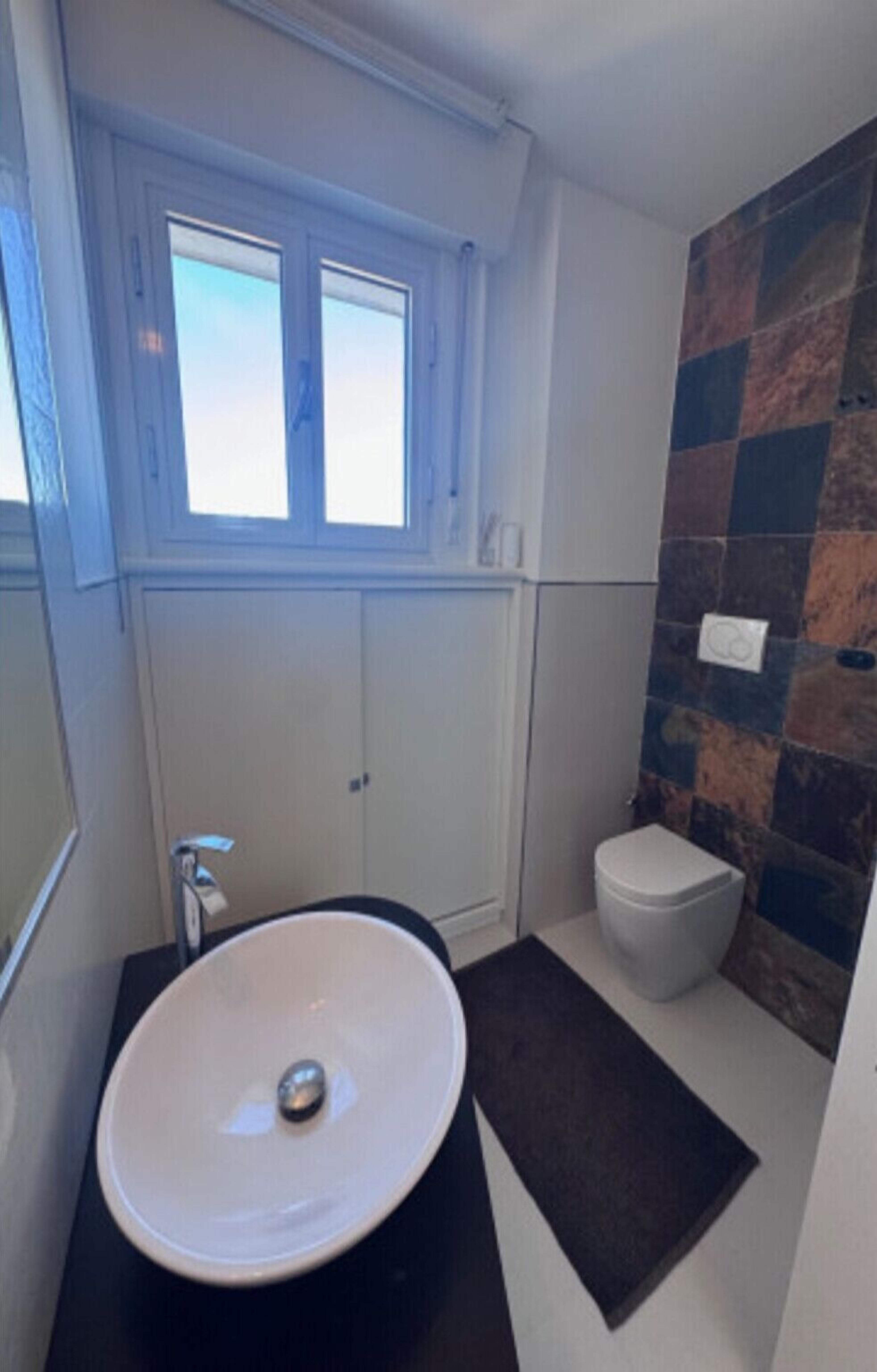 Apartment, 2 Schlafzimmer, Terrasse, Meerblick | Badezimmer