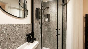 Hair dryer, towels
