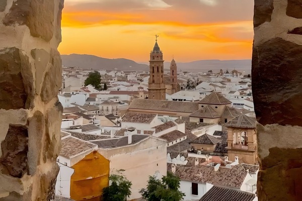 Blick von der Unterkunft