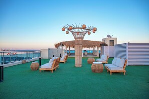 Terrace/patio - Fabulous 2-bedroom hotel suites with AC in Red Sea Governorate (Red Sea Governorate)