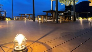 Outdoor dining - Aso Canyon Terrace & Lodge (Minamiaso)