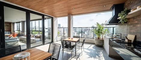 アパートメント | 屋外ダイニングエリア