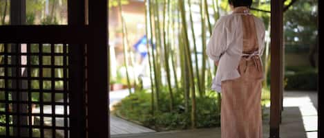 A szálláshely külső területei