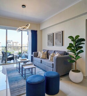 Living area - ® 2BR{Ajega~Views} @Downtown SDQ +Pool+Gym (Santo Domingo)