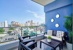 Terrace/patio - ® 2BR{Ajega~Views} @Downtown SDQ +Pool+Gym (Santo Domingo)