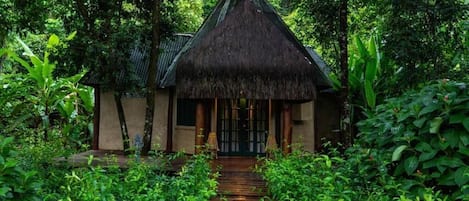 Chambre double, vue sur le jardin | Extérieur