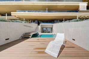 Pool - Luxury Rabat 2BR Apt w/ Private Pool & Terrace (Rabat)