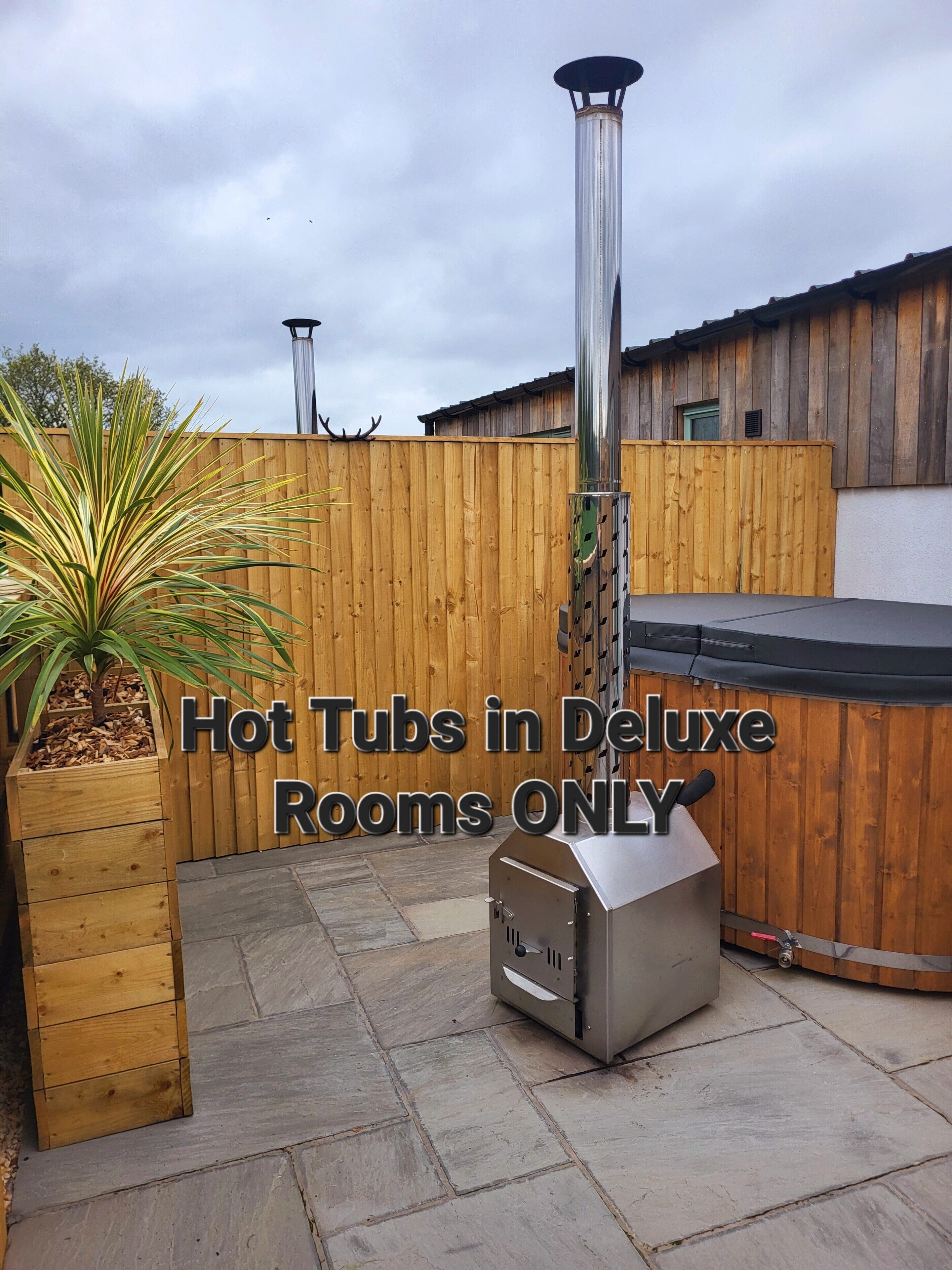 Phòng đôi Deluxe, bồn tắm nước nóng (Deers Rest) | Hiên