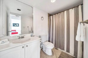 Shower, hair dryer - Beautiful 1 BR on the Beach with a pool ! (Hollywood)