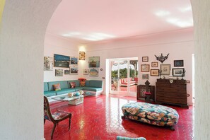 Living area - Luna Rossa, Capri (Capri)