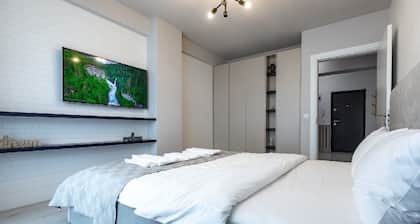 Modern&Cozy in Bacau *Wi‑Fi, AC, Smart TV, Free Parking