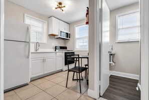 Fridge, microwave, oven, stovetop - Cozy 1BR, Free Parking, Steps to the Beach (Seaside Heights)