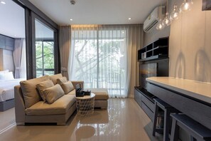 Living area - 
Walk To Beach Spa, Dining & Gym – P209 C33 (Phuket)