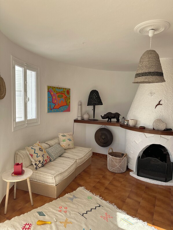 Living area - Minorcan house (S'Algar)