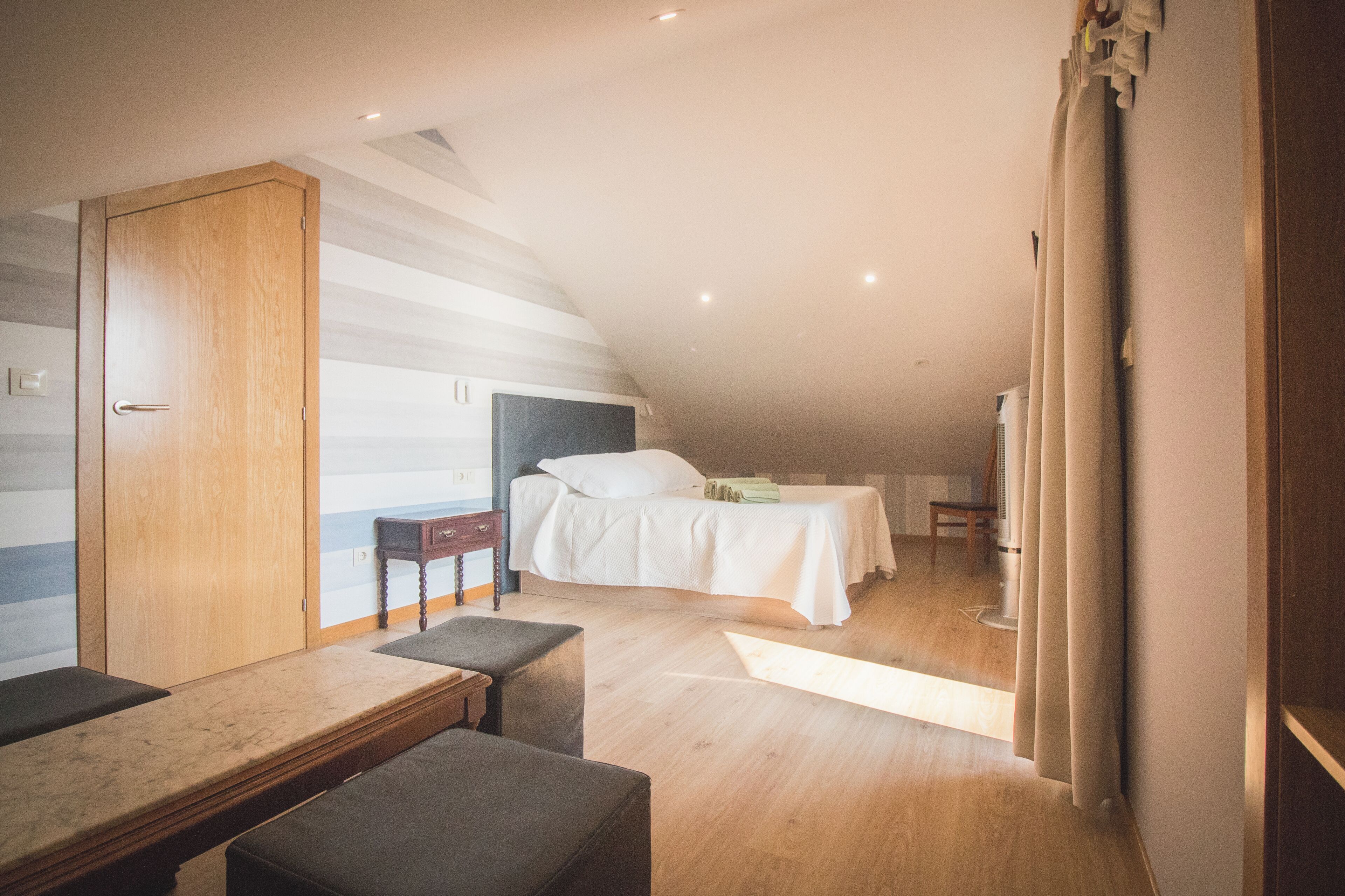 Kamar Quadruple Standar, balkon, pemandangan gunung