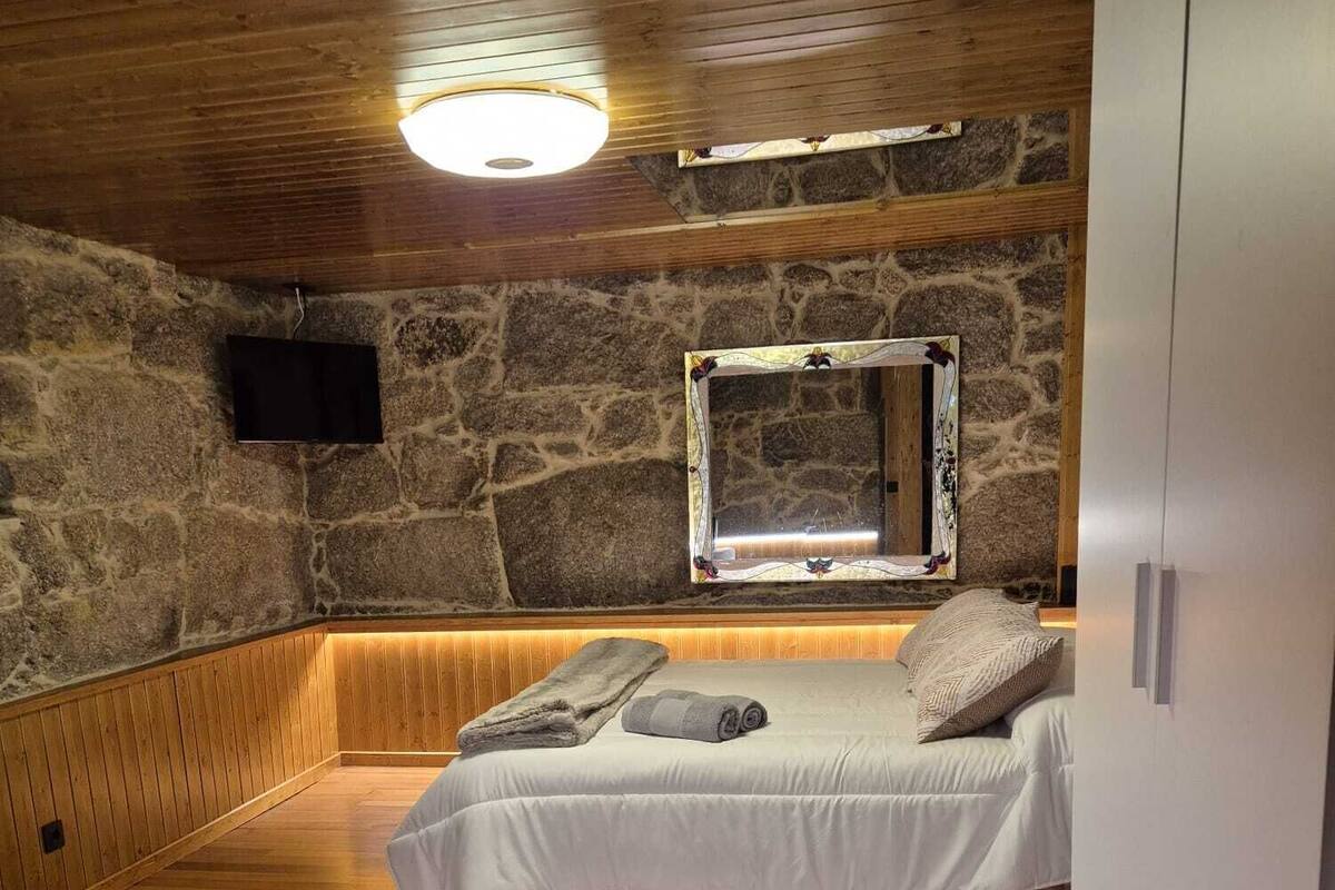 Lägenhet - 1 dubbelsäng med bäddsoffa - utsikt mot bergen