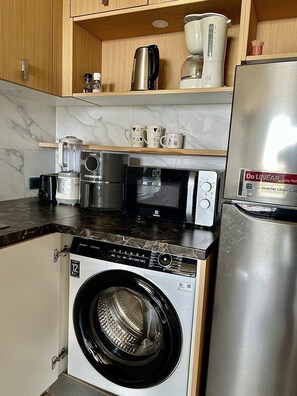 Private kitchen - Calypso Rawai: Sea View Apt, 600m to Beach #C4 (Rawai)